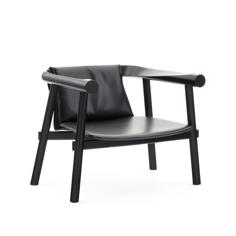 Fauteuil ALTAY cuir Noir COEDITION