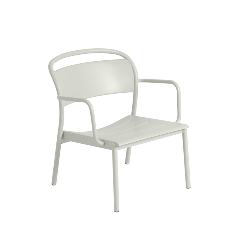Fauteuil extérieur Fauteuil LINEAR STEEL Gris MUUTO