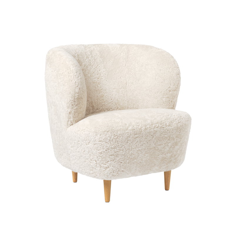 Fauteuil STAY SHEEPSKIN Blanc cassé GUBI