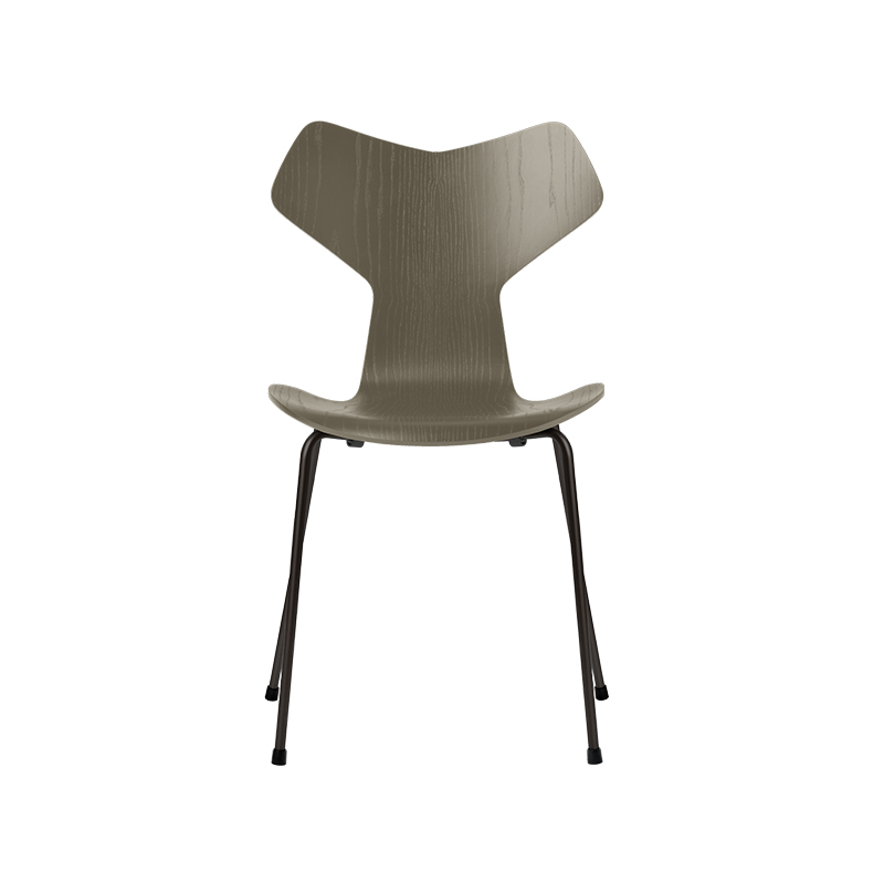 Chaise GRAND PRIX Vert olive FRITZ HANSEN
