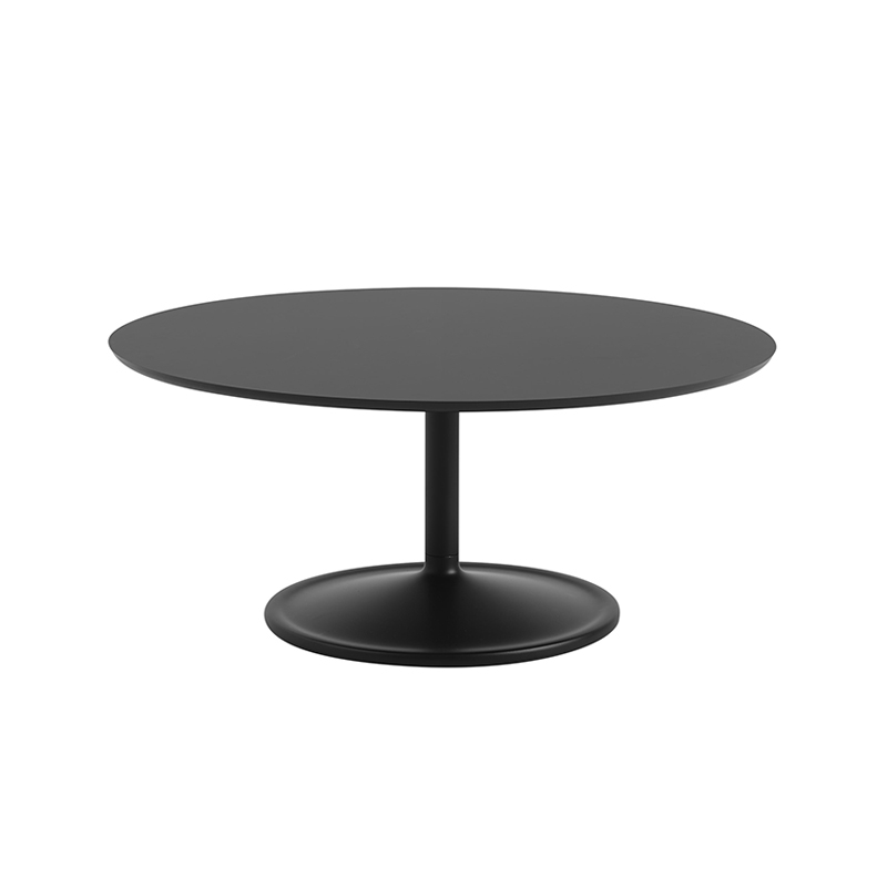 Table basse SOFT Ø 95 Noir MUUTO