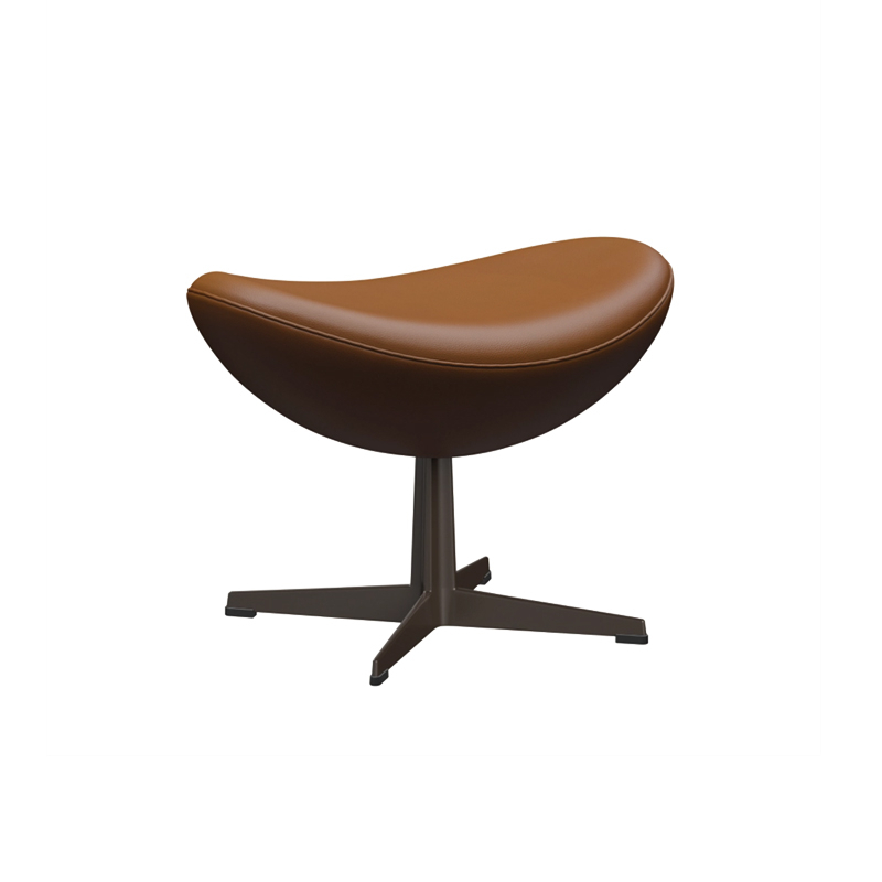 Pouf Repose-pieds EGG Marron walnut FRITZ HANSEN