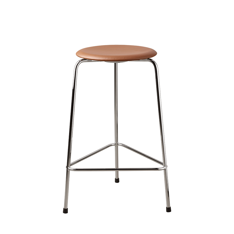 Tabouret haut HIGH DOT Marron walnut FRITZ HANSEN