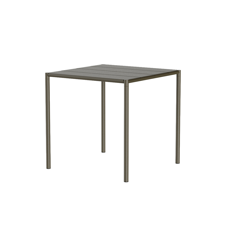 Table extérieur Table SINE 75,5x75,5 Vert foncé NINE