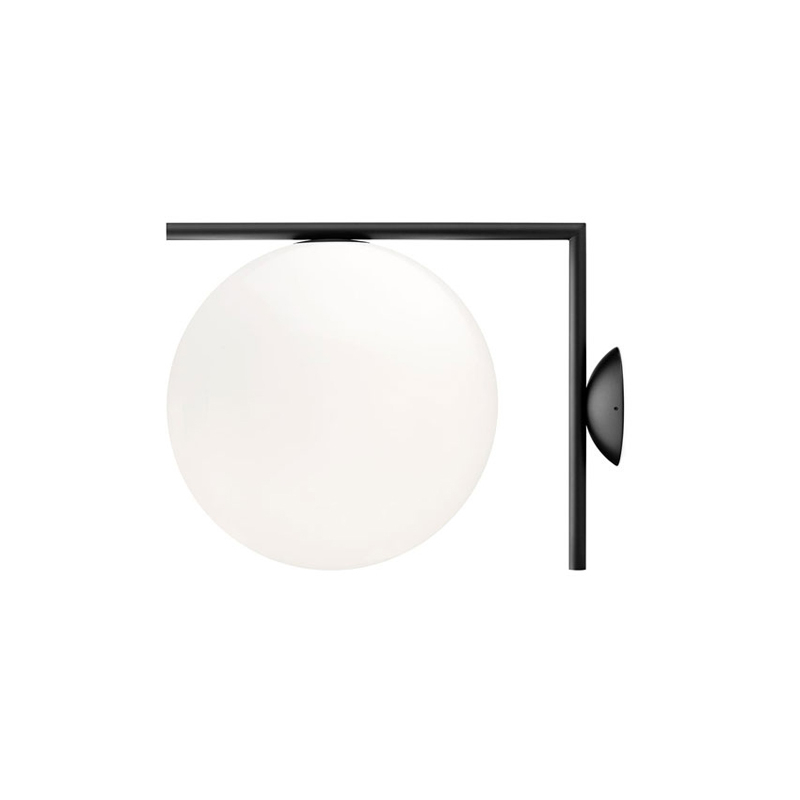 Applique IC C/W2 Noir FLOS