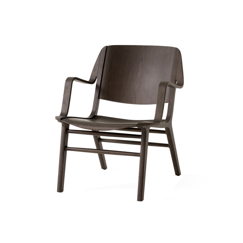 Fauteuil AX HM11 Chêne teinte foncée AND TRADITION