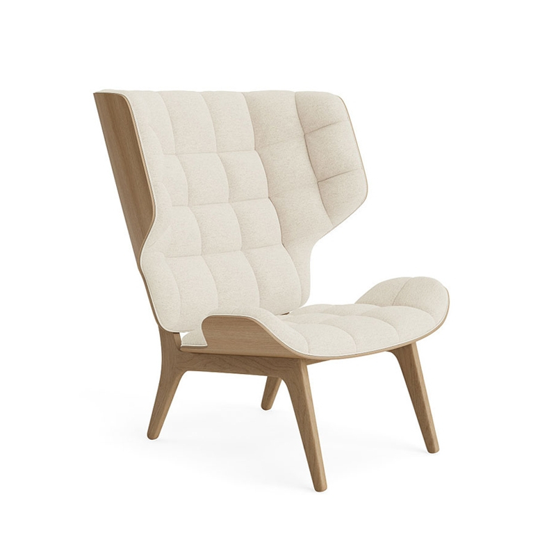Fauteuil MAMMOTH Barnum Bouclé 24/ chêne naturel NORR11