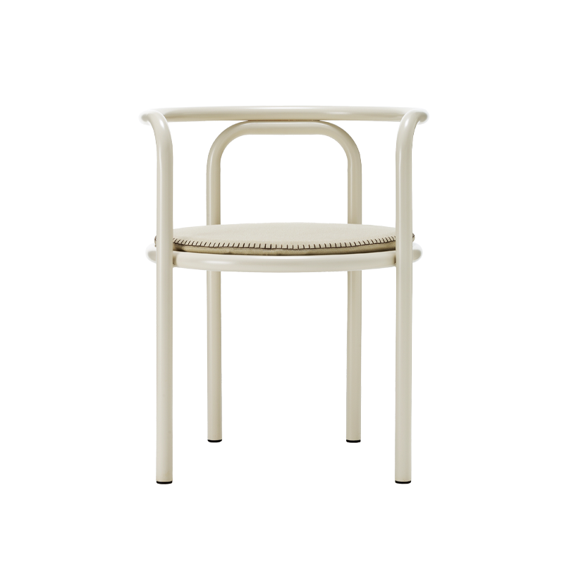 Chaise extérieur Chaise LOCUS SOLUS 1964 Beige RAL 1013 JACQUEMUS & EXTETA