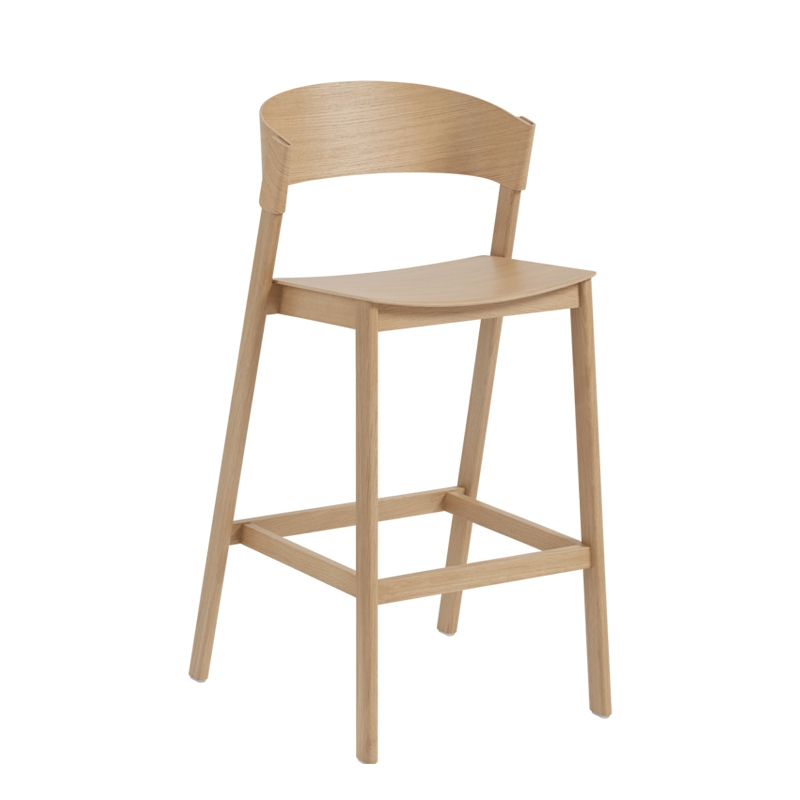 Tabouret haut COVER STOOL Chêne MUUTO