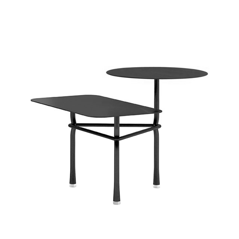 Table d'appoint guéridon TIERS MODELE A Noir VICCARBE