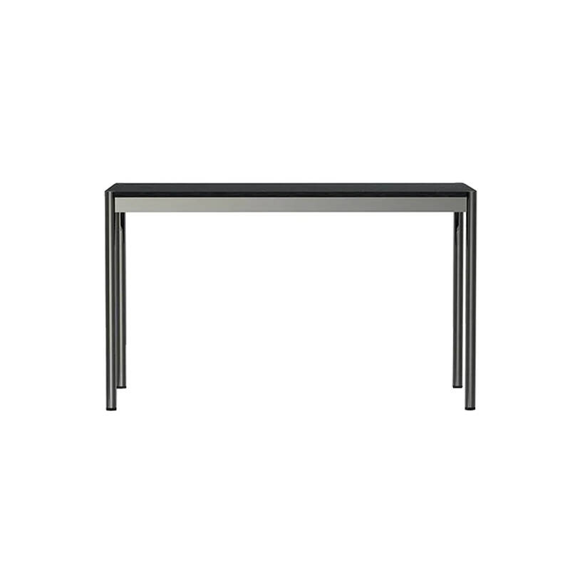 Bureau USM HALLER L125 étroite Linoléum noir USM HALLER