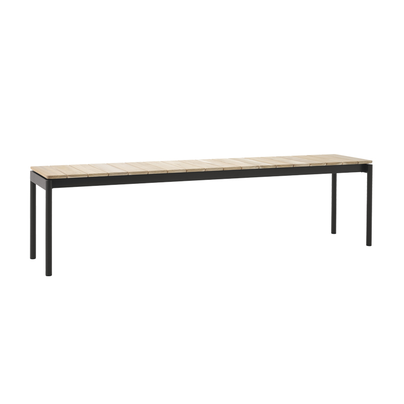 Banc extérieur Banc VILLE AV28 Noir AND TRADITION