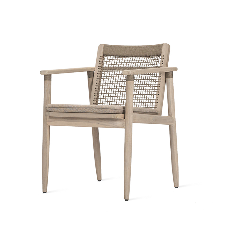 Chaise extérieur Petit fauteuil DAVID Greige VINCENT SHEPPARD