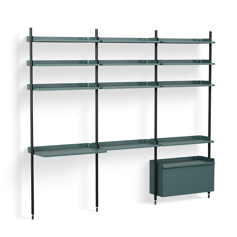 Bureau PIER SYSTEM 23 Bleu/ noir HAY