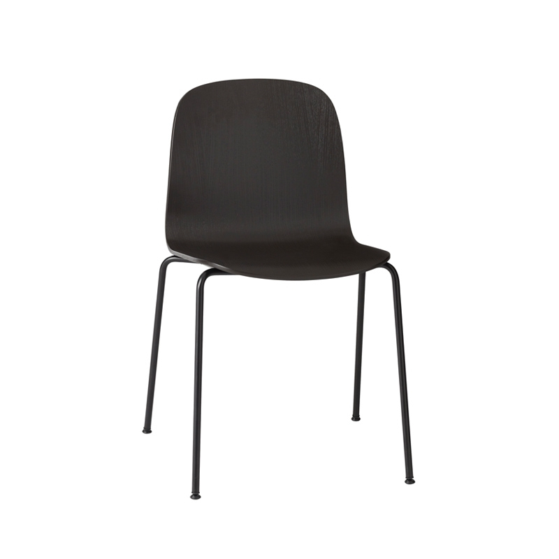 Chaise VISU 4 pieds acier Noir MUUTO