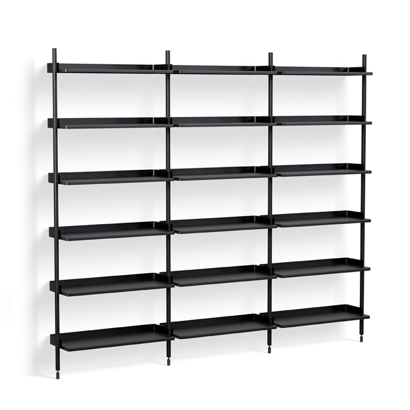 Etagère PIER SYSTEM 103 Noir/ noir HAY