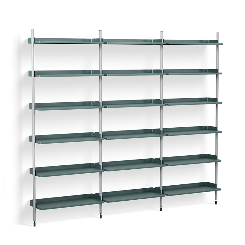 Etagère PIER SYSTEM 103 Bleu/ aluminium HAY