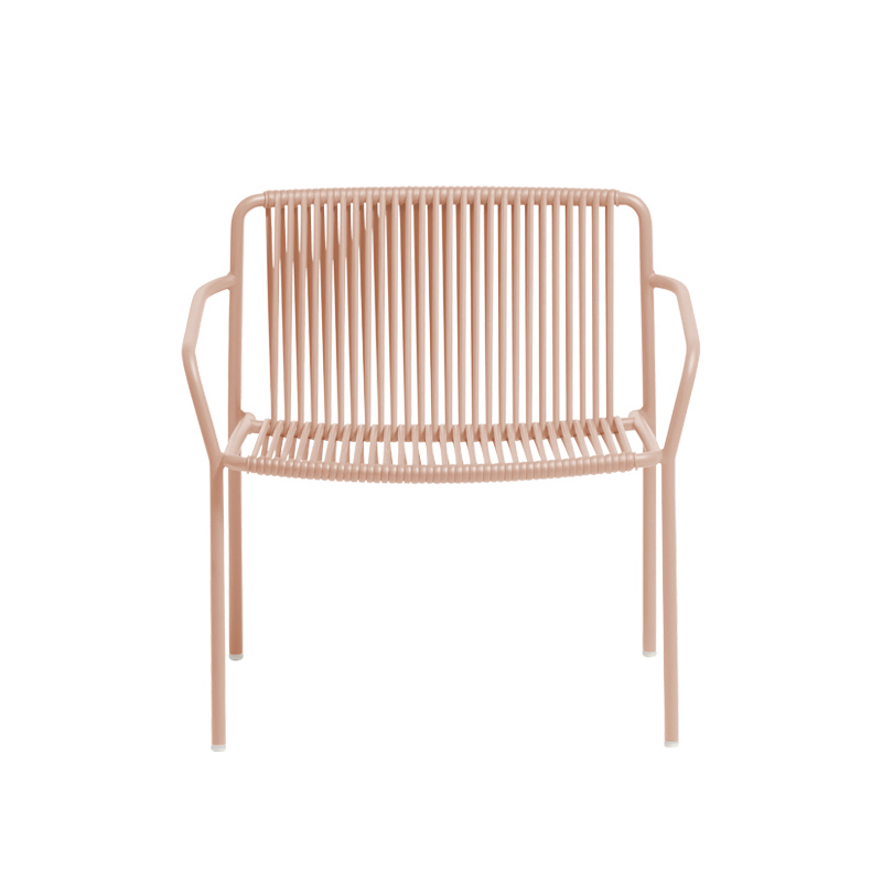 Fauteuil extérieur TRIBECA 3669 Rose saumon PEDRALI