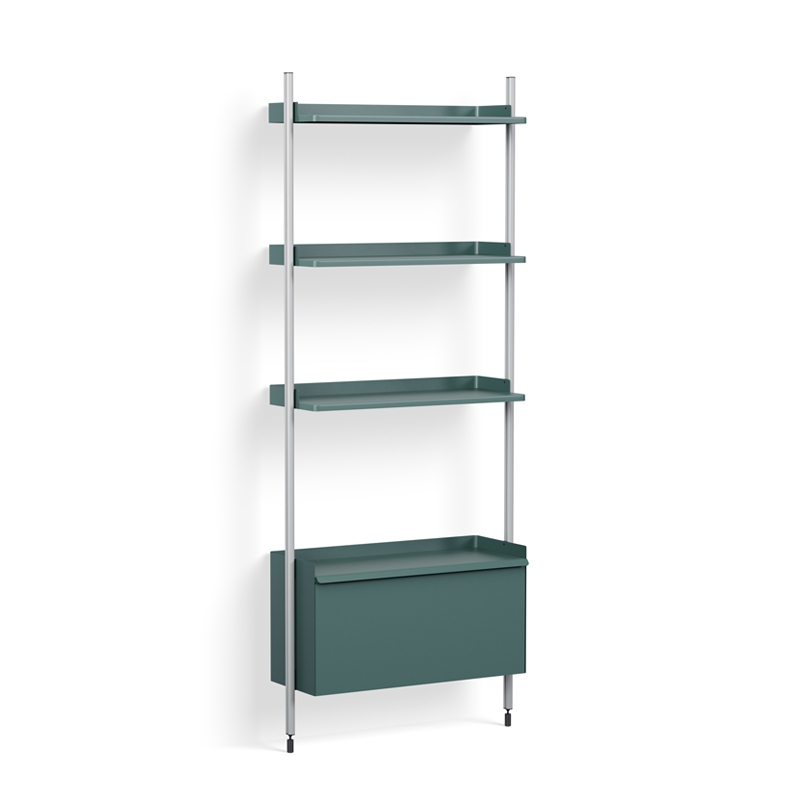 Etagère PIER SYSTEM 131 Bleu/ aluminium HAY