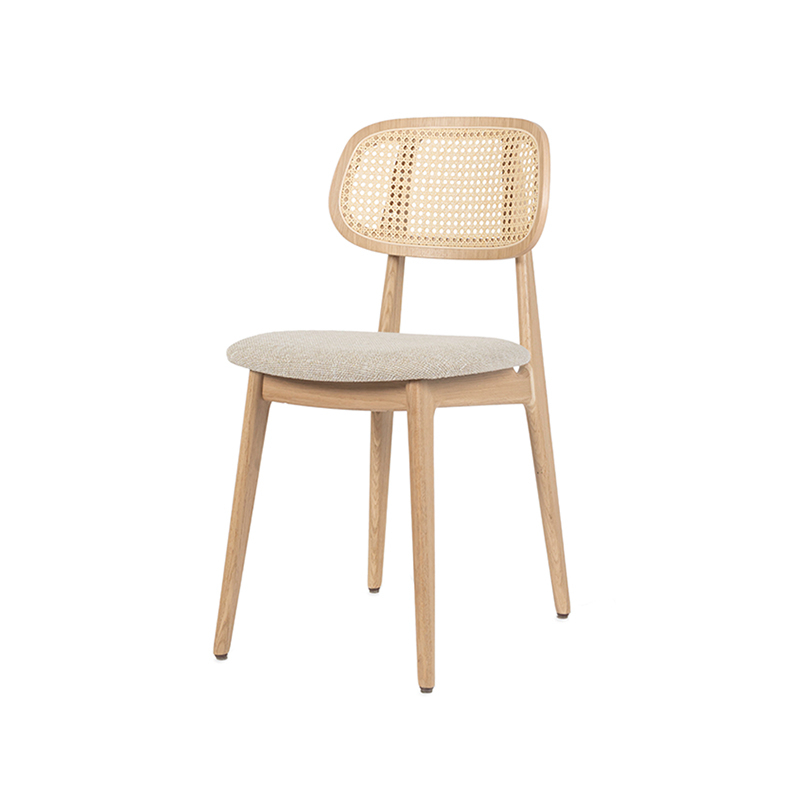 Chaise TITUS assise rembourrée Chêne naturel VINCENT SHEPPARD