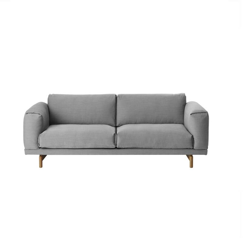 Canapé REST 2 places Gris 133 MUUTO