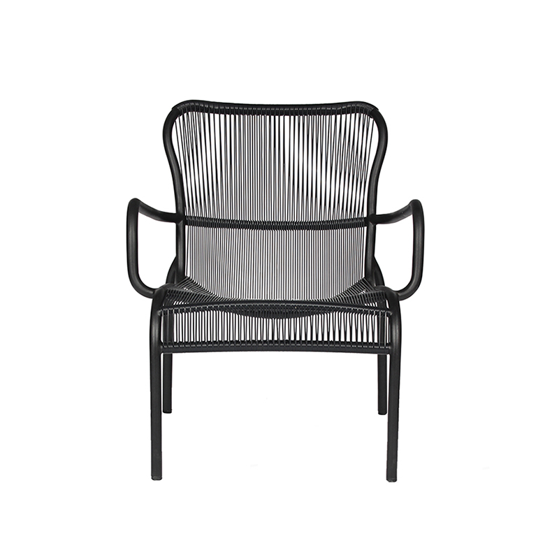 Fauteuil extérieur Fauteuil LOOP Noir VINCENT SHEPPARD