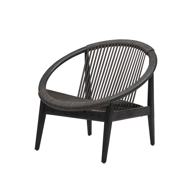 Fauteuil extérieur Fauteuil FRIDA Noir onyx VINCENT SHEPPARD