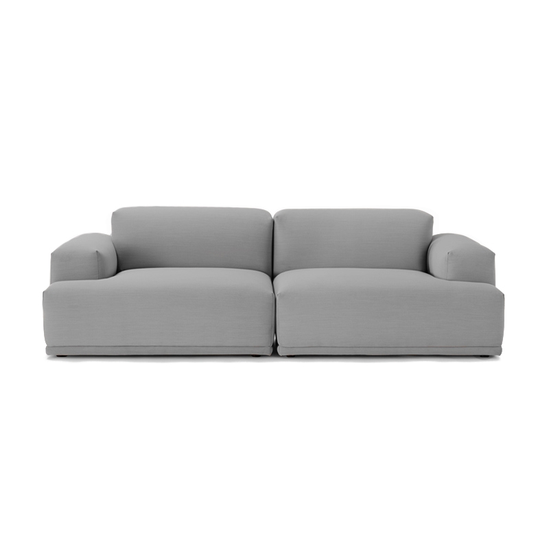 Canapé CONNECT Composition 2 modules L 234 Gris 133 MUUTO