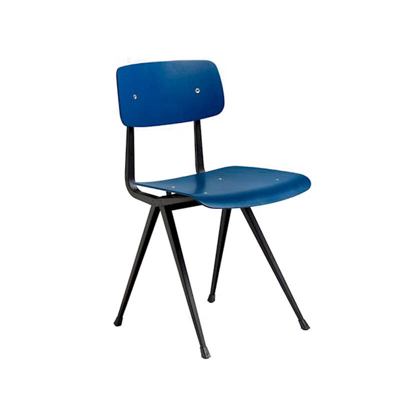 Chaise RESULT Bleu foncé/ noir HAY