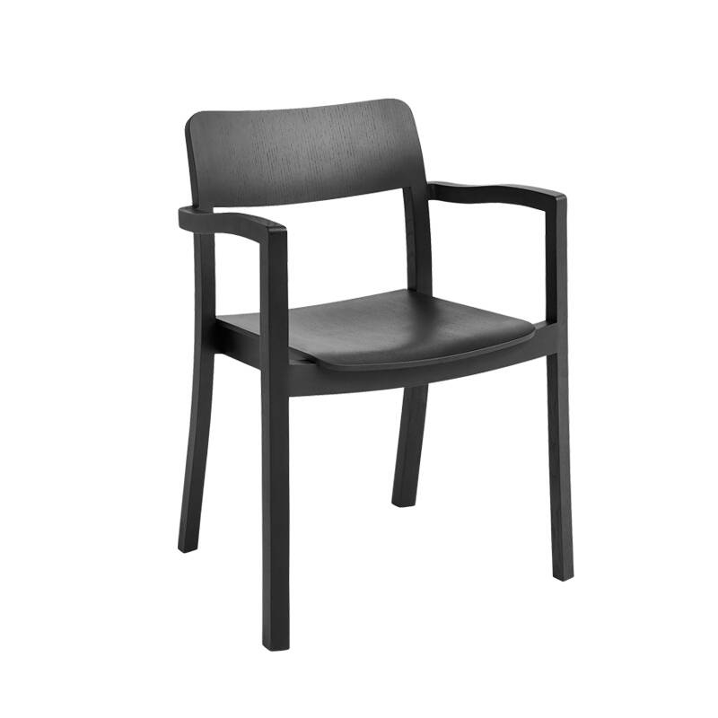 Chaise PASTIS avec accoudoirs Noir HAY