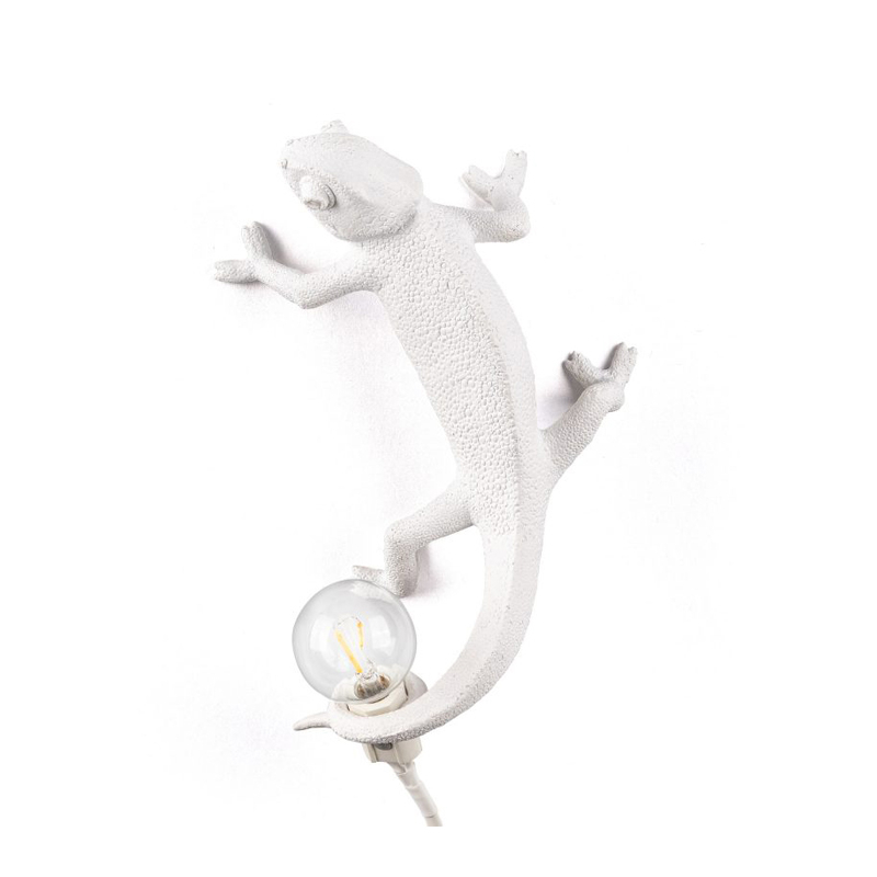Applique CHAMELEON GOING UP USB Blanc SELETTI