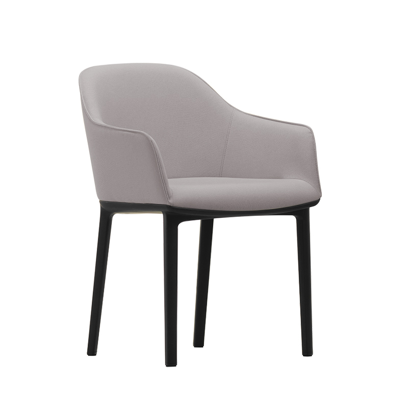Chaise SOFTSHELL Gris clair/ gris Sierra 18 VITRA