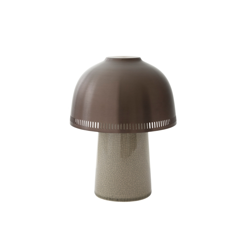 Lampe à poser RAKU SH8 Gris beige & bronze AND TRADITION