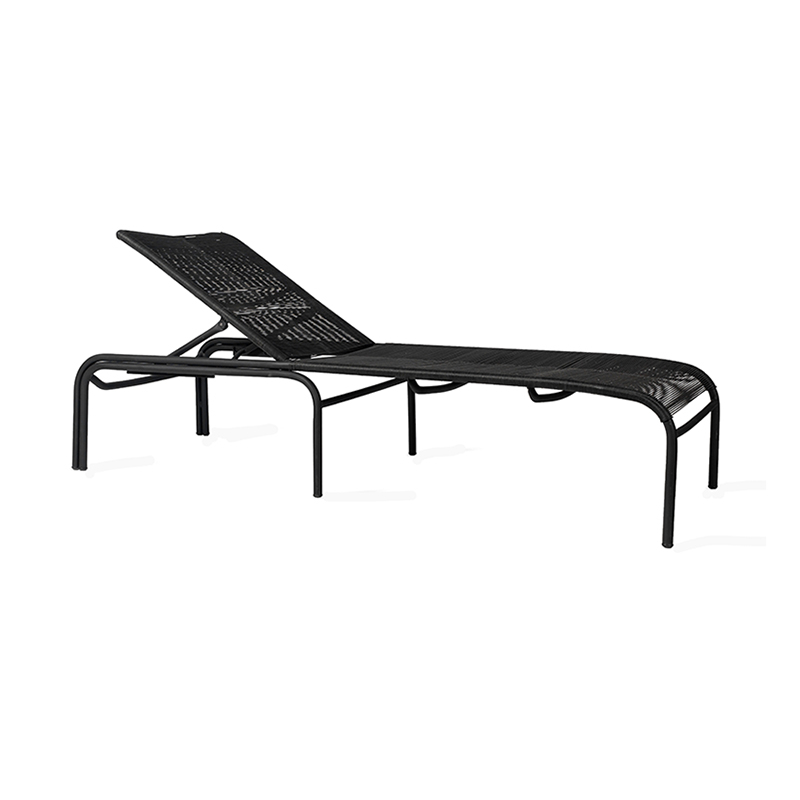 Bain de soleil, chaise longue et hamac Bain de soleil LOOP Noir VINCENT SHEPPARD