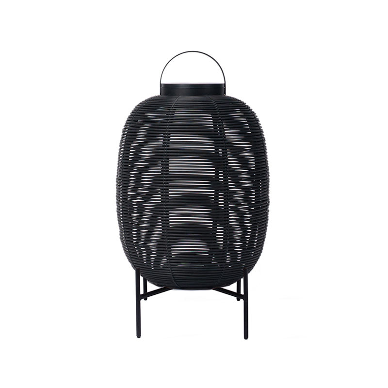 Luminaire extérieur Lanterne TIKA base acier 47x69 Noir VINCENT SHEPPARD