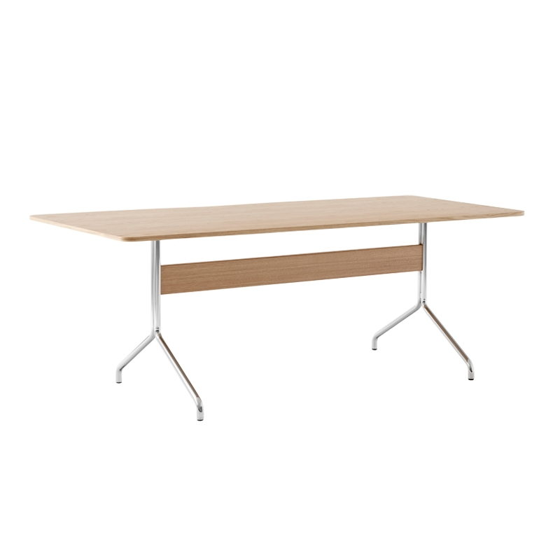 Table PAVILION AV19 Chêne/ chrome AND TRADITION