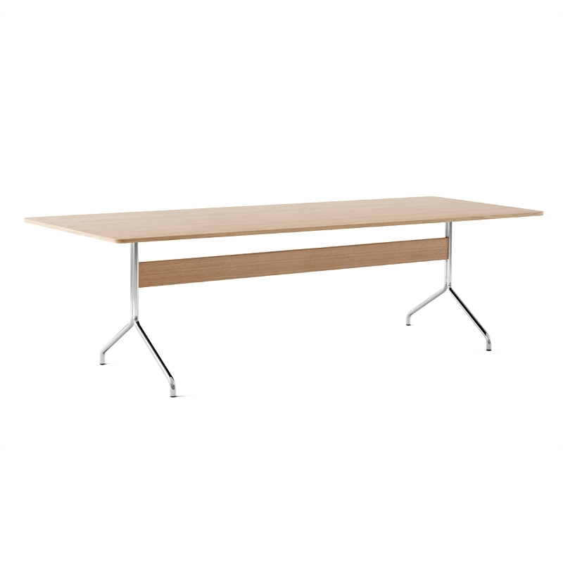 Table PAVILION AV24 Chêne/ chrome AND TRADITION