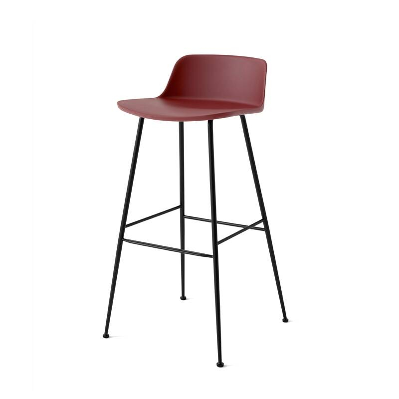 Tabouret haut RELY HW86 Marron rouge AND TRADITION