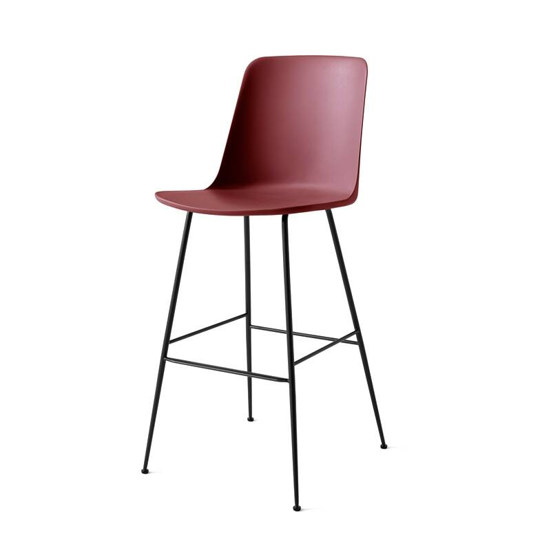 Tabouret haut RELY HW96 Marron rouge AND TRADITION