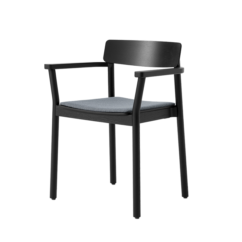 Chaise BETTY TK11 tissu Chêne noir/Remix 0716 AND TRADITION