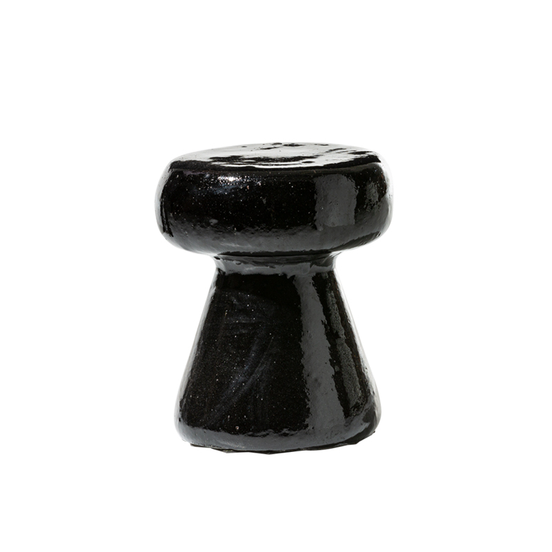 Table basse extérieur Guéridon INOUT 44 Noir GERVASONI