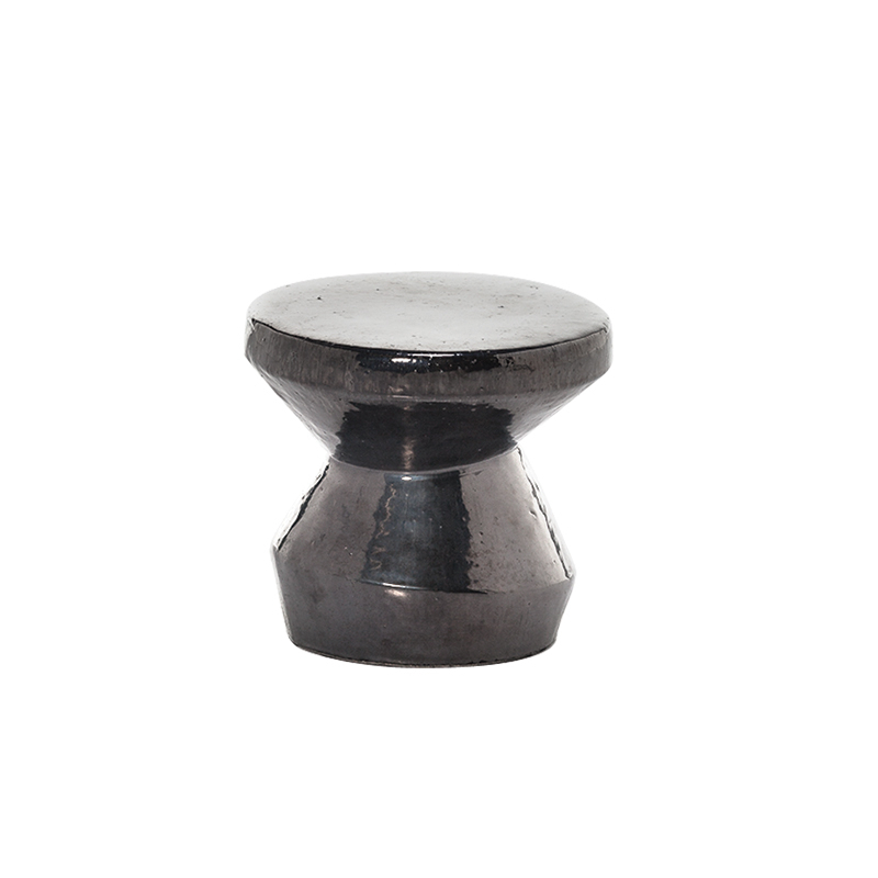 Table basse extérieur Guéridon INOUT 47 Gris anthracite GERVASONI