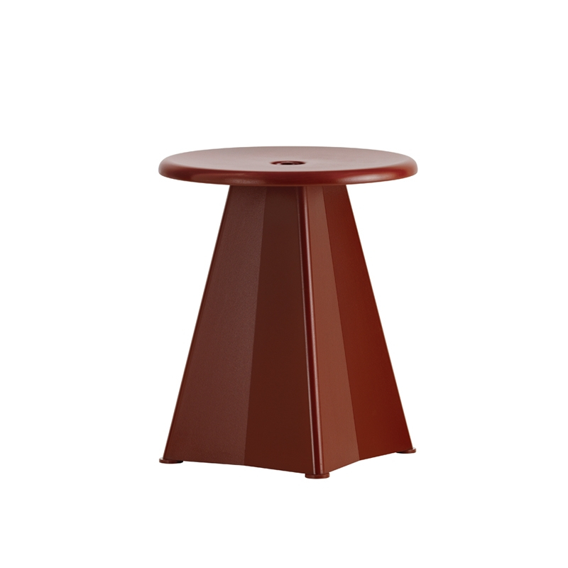 Tabouret TABOURET MÉTALLIQUE Rouge japonais VITRA