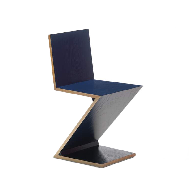 Chaise ZIG ZAG Bleu CASSINA