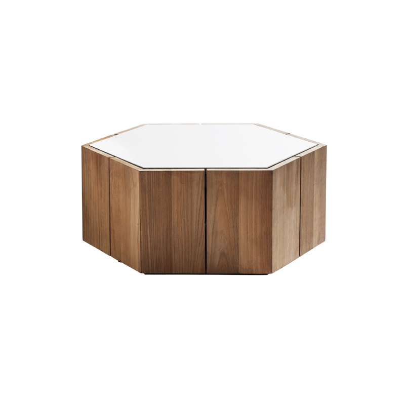 Table basse extérieur Table basse HEXAGON Lin TRIBU
