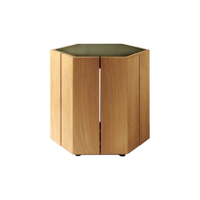 Table basse extérieur Table d'appoint HEXAGON Mousse TRIBU