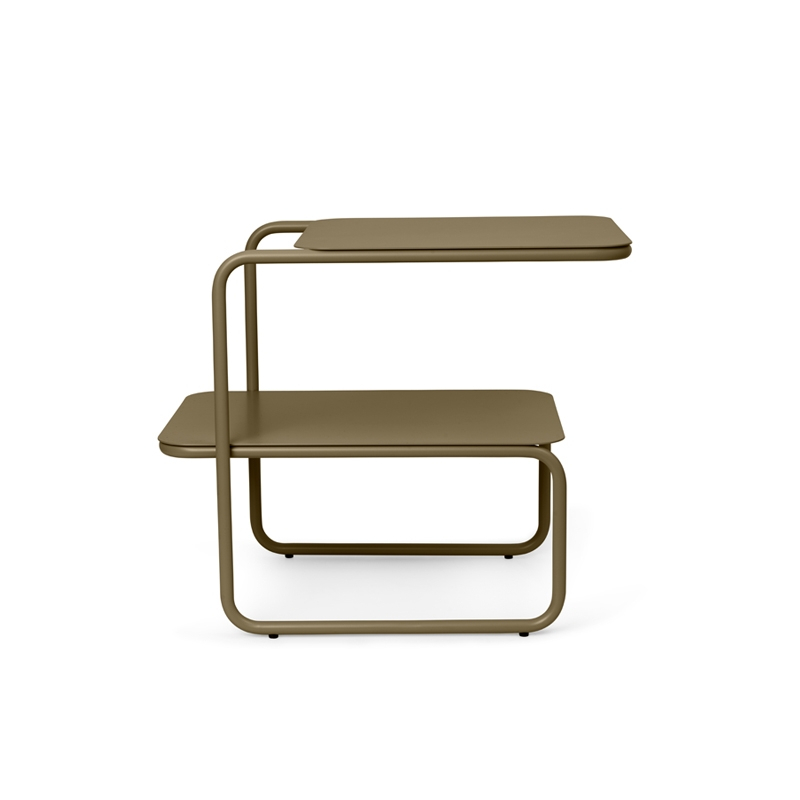 Table d'appoint guéridon LEVEL Olive FERM LIVING