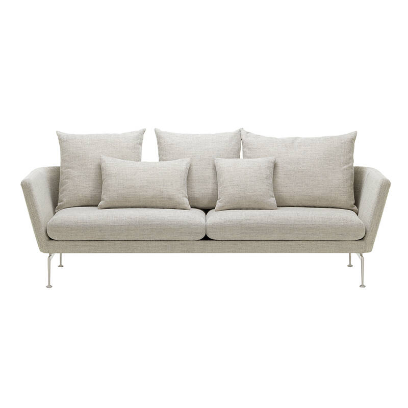 Canapé SUITA Coussins pointus 3 places Stone melange VITRA