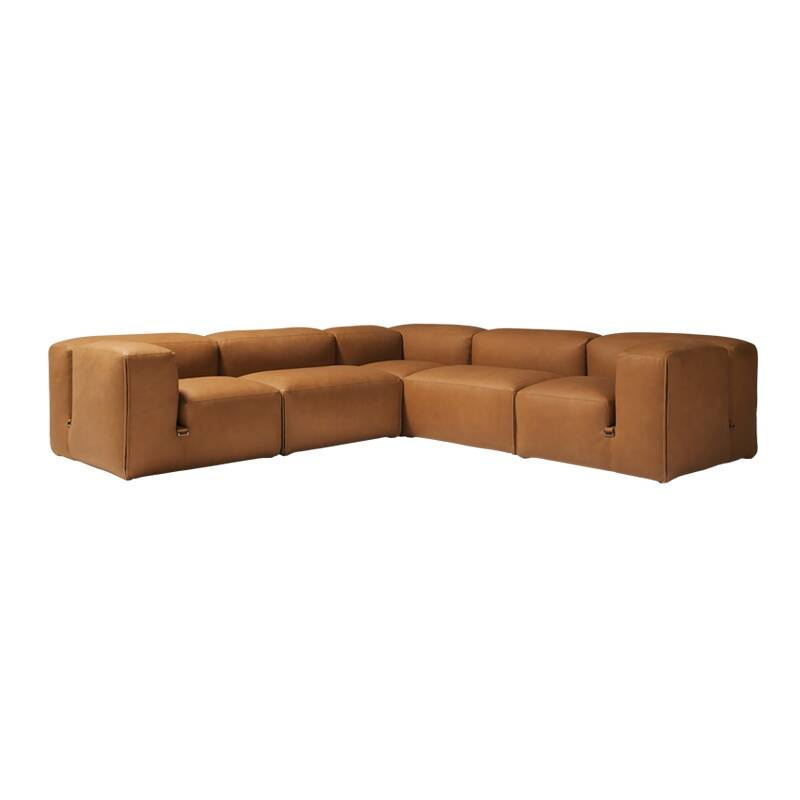 Canapé LE MURA Composition d'angle Cuir Zahir 10 TACCHINI