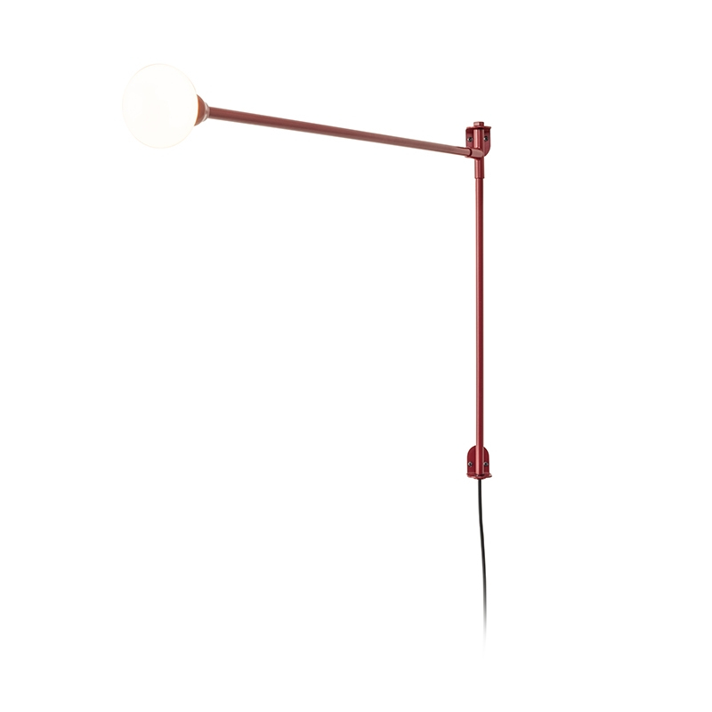 Applique POTENCE PIVOTANTE MINI Rouge NEMO LIGHTING